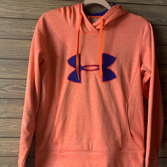 Under Armour Sweaters - Under Armour orange hoodie
